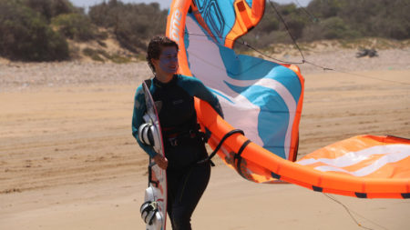 Kitesurf equipment rental Essaouira Morocco loving surf school