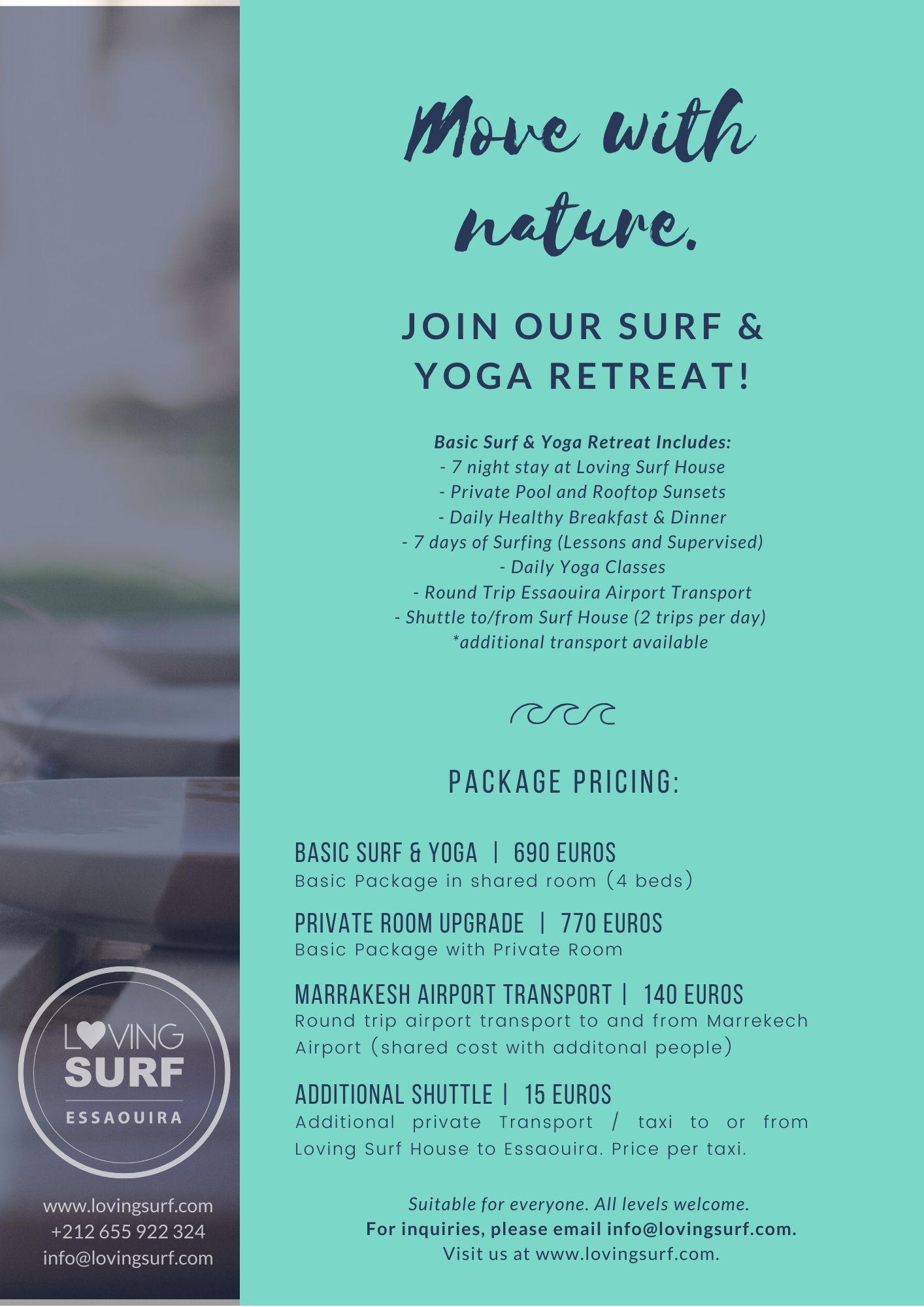 Surf Yoga camp Morocco