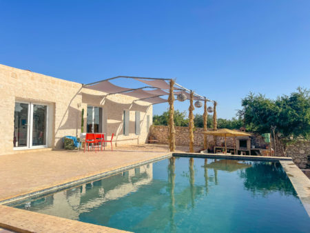 Villa Sol countryside villa accommodations near Essaouira offered by Loving Surf and Living Essaouira