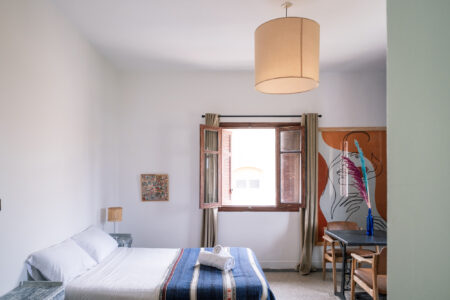 LOVING SURF SALTY BOUTIQUE HOTEL ESSAOUIRA MOROCCO-5313 Bright and sunny double private room in Salty hotel beside the beach in Essaouira