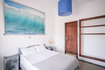 LOVING SURF SALTY BOUTIQUE HOTEL ESSAOUIRA MOROCCO-5516 Wave photo Decor in Bright and sunny double private room in Salty hotel beside the beach in Essaouira