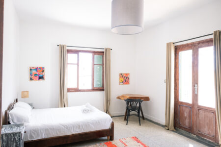 LOVING SURF SALTY BOUTIQUE HOTEL ESSAOUIRA MOROCCO-6242 Bright and sunny double private room in Salty hotel beside the beach in Essaouira