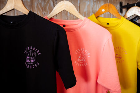 Loving surf hat merch tee with cool surfboard logo